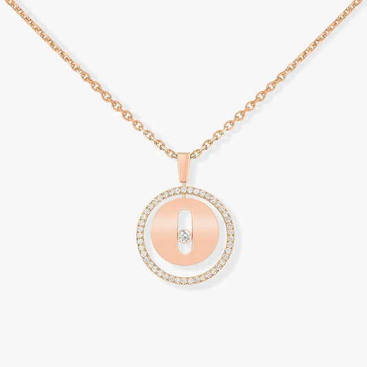 [⭐Hevara Jewelry]Demo MOVE PM NECKLACE PINK GOLD DIAMOND
