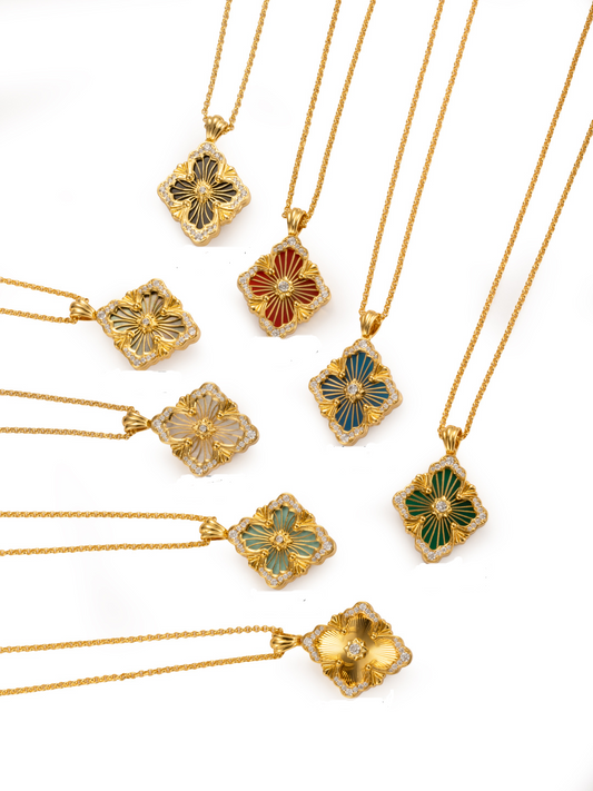 [⭐Hevara Jewelry] B.C.L BIG SIZE  ENAMEL NECKLACE（Various colors）