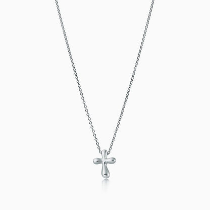 [Hevara Jewelry]CROSS PENDANT MINI BARE CROSS NECKLACE