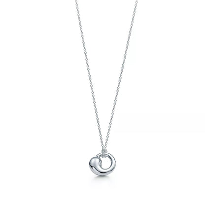 [Hevara Jewelry]SNAIL PEDANT SILVER NECKLACE