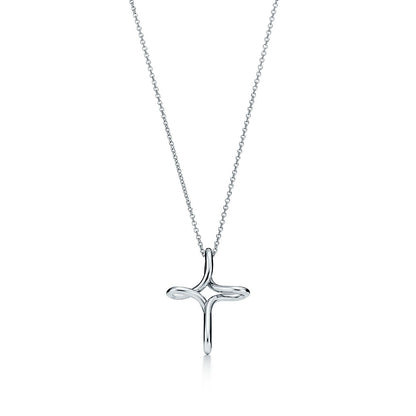 [Hevara Jewelry]CROSS NECKLACE STERLING SILVER MATERIAL