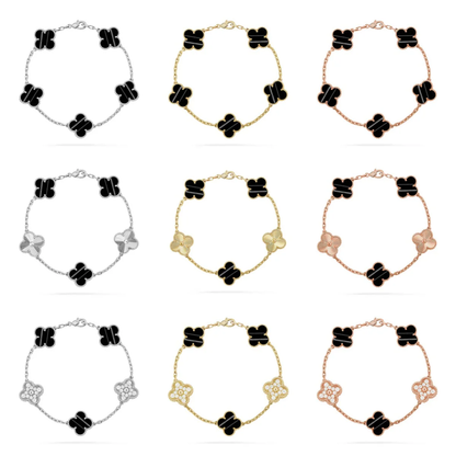 [⭐Hevara Jewelry] CLOVER 5 MOTIF PULSAR STONE BRACELET COLLECTION