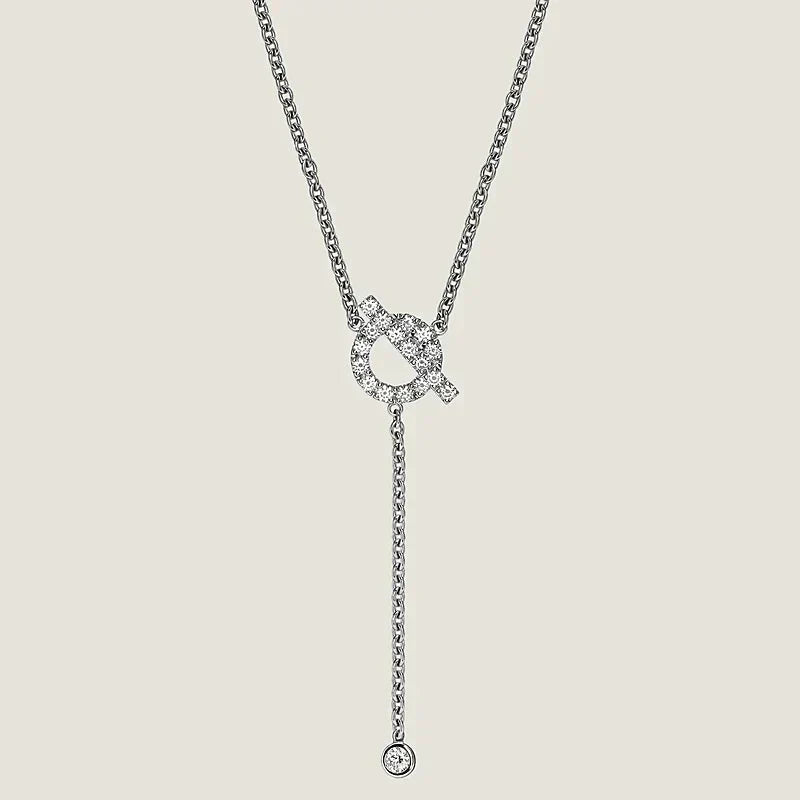 [⭐Hevara Jewelry]FINESSE SILVER DIAMOND NECKLACE