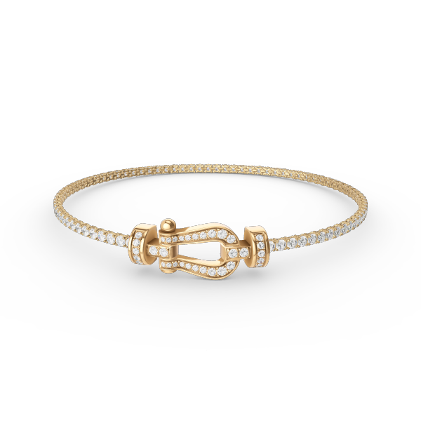 [⭐Hevara Jewelry]FORCE  HORSESHOE  DIAMOND TENNIS BRACELET