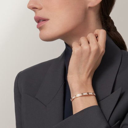 [⭐Hevara Jewelry]LOVE BRACELET 4.8MM DIAMOND-PAVED