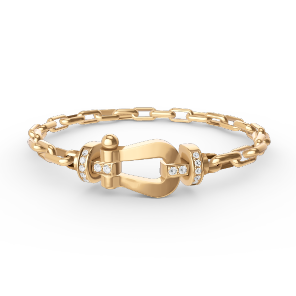 [⭐Hevara Jewelry]FORCE LARGE HORSESHOE CLASP  METAL BRACELET
