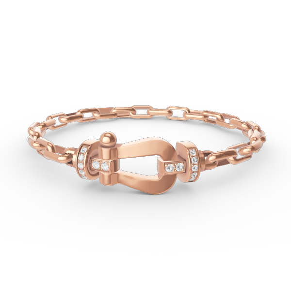 [⭐Hevara Jewelry]FORCE LARGE HORSESHOE CLASP  METAL BRACELET