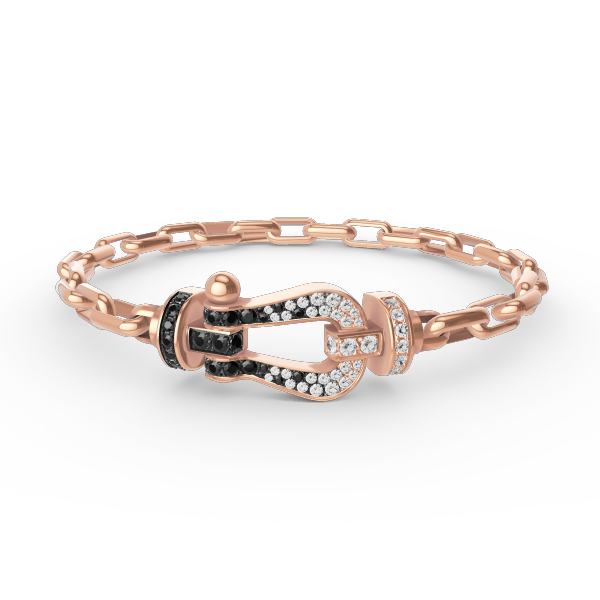 [⭐Hevara Jewelry]FORCE LARGE HORSESHOE CLASP  METAL BRACELET