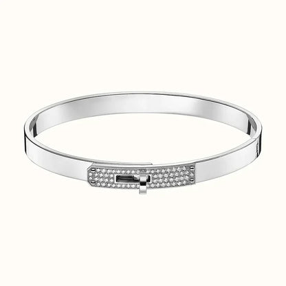 [⭐Hevara Jewelry]KELLY SILVER DIAMOND BRACELET