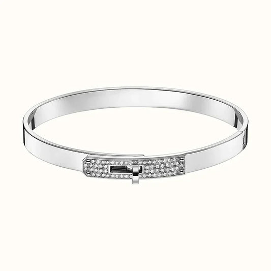 [⭐Hevara Jewelry]KELLY SILVER DIAMOND BRACELET