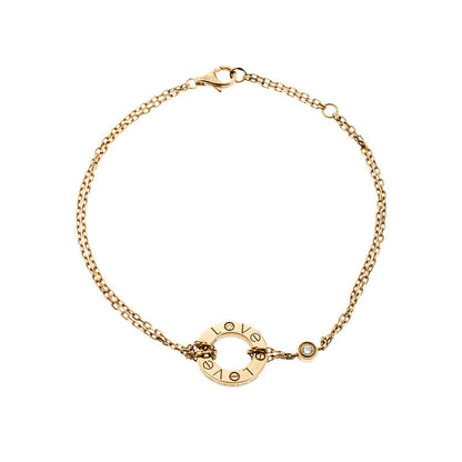 [⭐Hevara Jewelry]LOVE BRACELET 2 DIAMOND