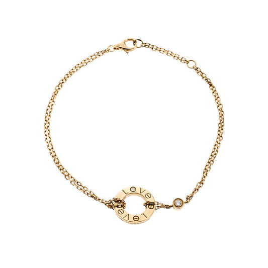 [⭐Hevara Jewelry]LOVE BRACELET 2 DIAMOND