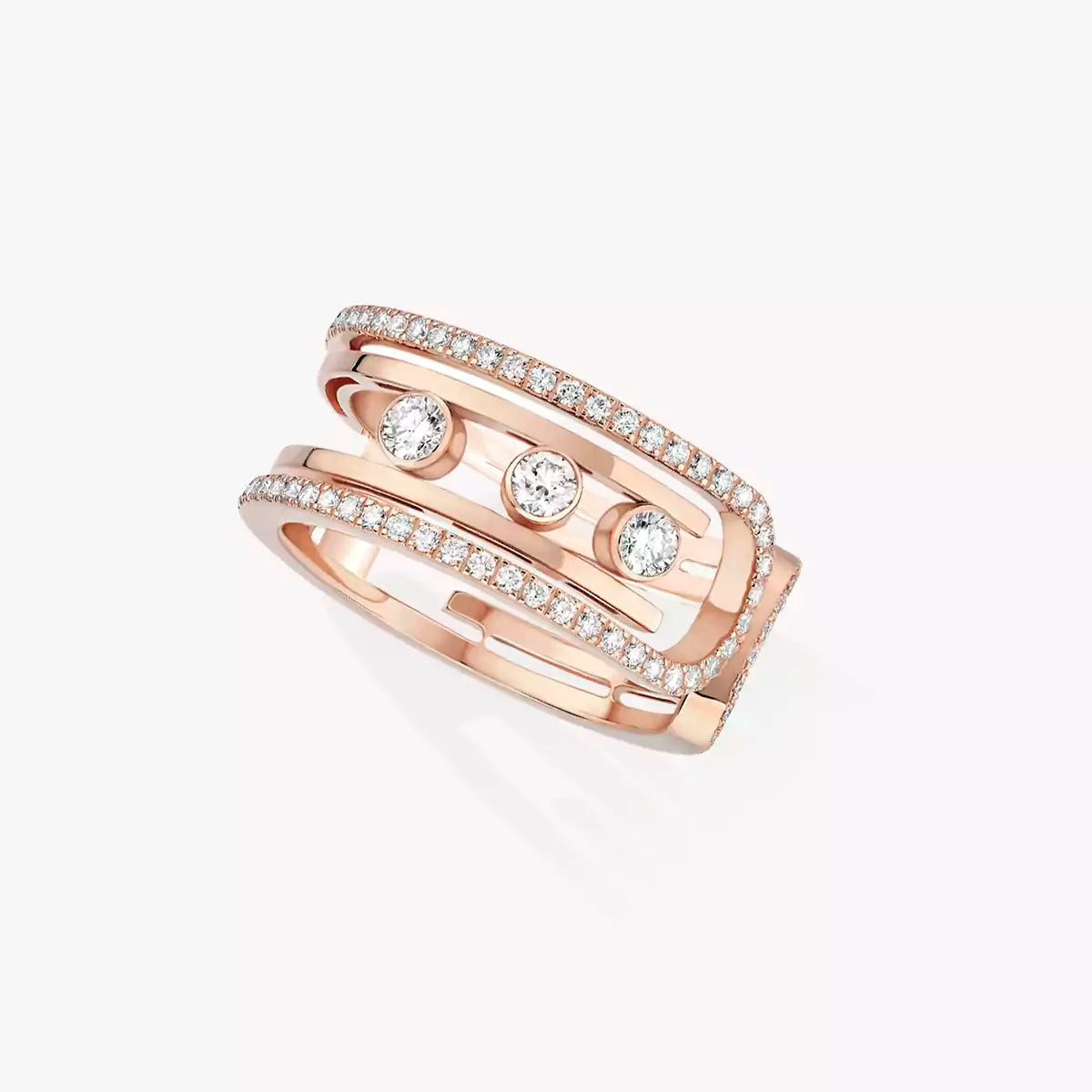 [⭐Hevara Jewelry]Move 10th Diamond Ring in Gold