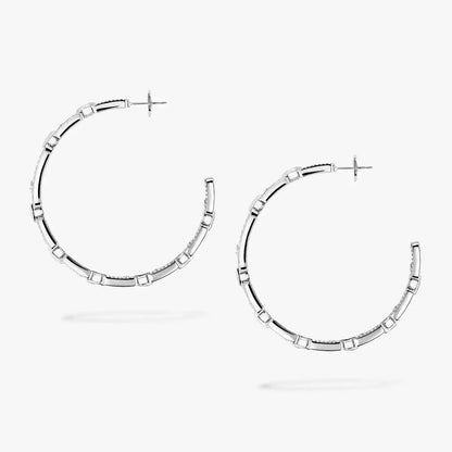 [[⭐Hevara Jewelry]Move Link Diamond Hoop Earrings