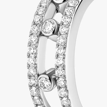 [⭐Hevara Jewelry]Diamond Pave_ Hoop Earrings Move