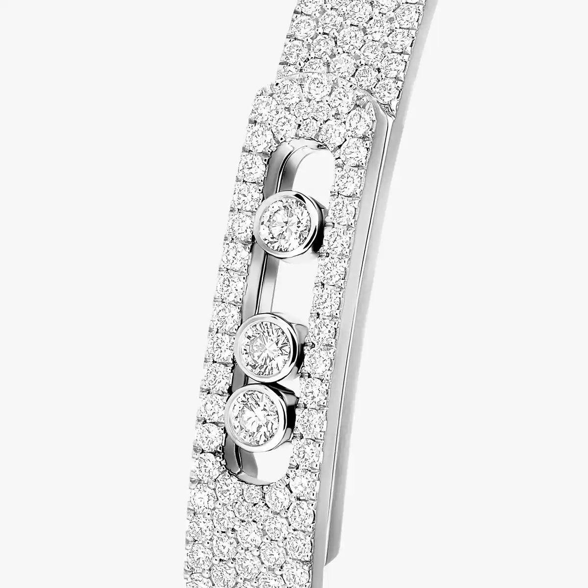 [⭐Hevara Jewelry]Move Noa Full Pavé Diamond Bangle Bracelet