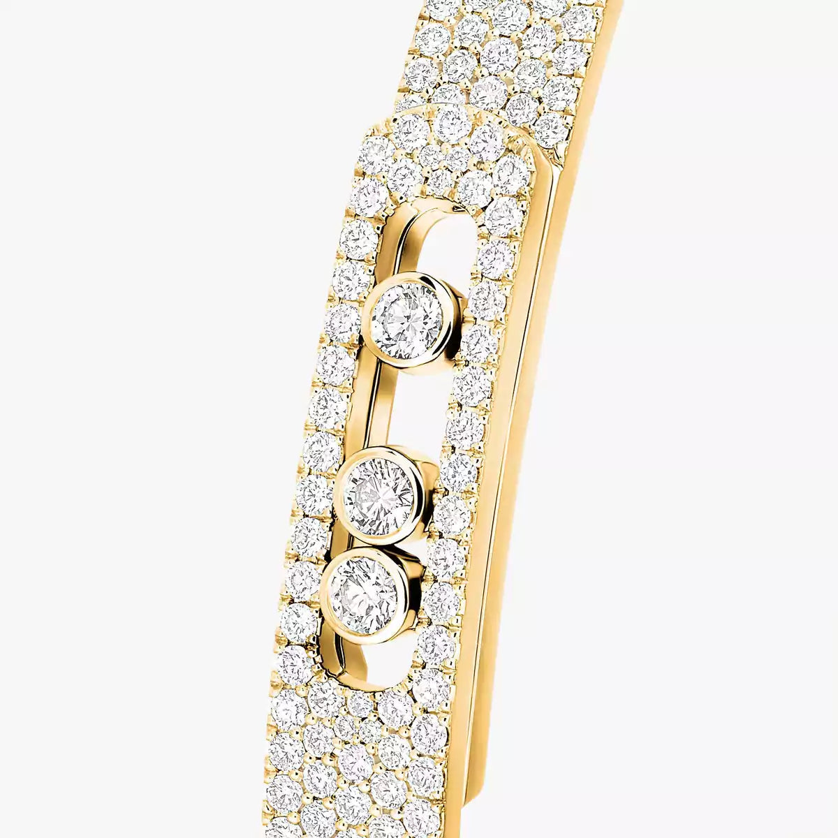 [⭐Hevara Jewelry]Move Noa Full Pavé Diamond Bangle Bracelet
