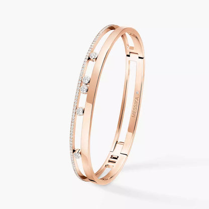 [⭐Hevara Jewelry]Move Romane Diamond Bangle Bracelet