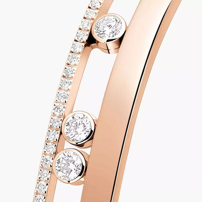[⭐Hevara Jewelry]Move Romane Diamond Bangle Bracelet