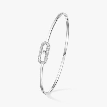 [⭐Hevara Jewelry]Move Uno pavé flex bangle medium