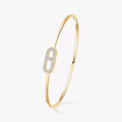 [⭐Hevara Jewelry]Move Uno pavé flex bangle medium