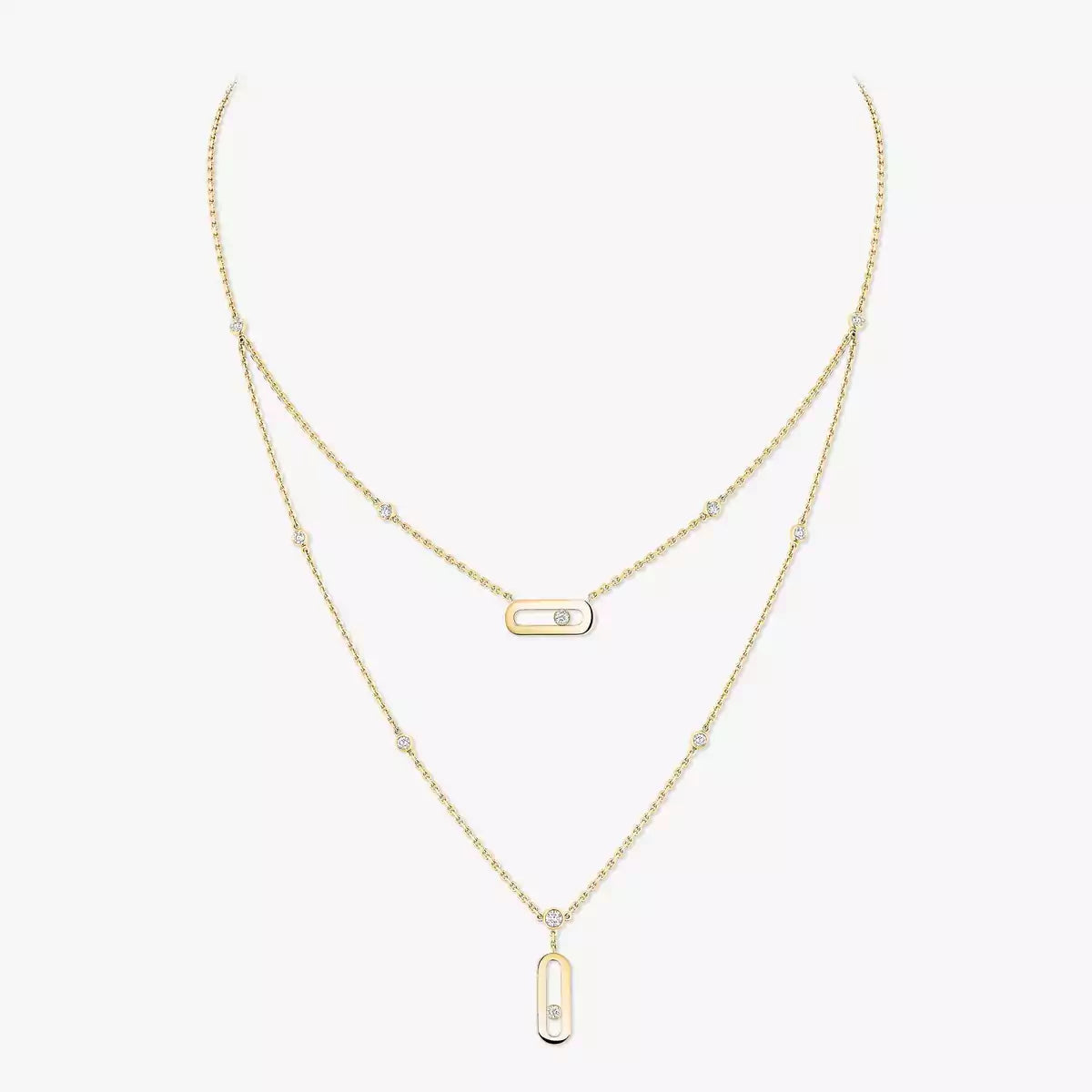 [⭐Hevara Jewelry] Move Uno Diamond Necklace