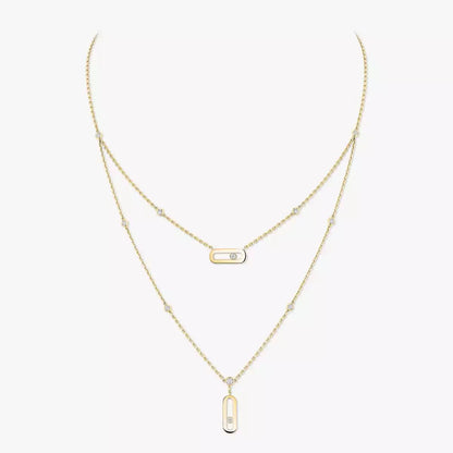 [⭐Hevara Jewelry] Move Uno Diamond Necklace