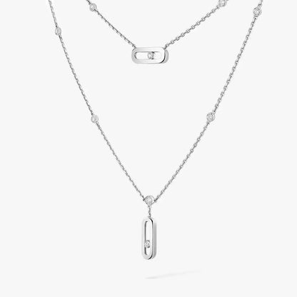 [⭐Hevara Jewelry] Move Uno Diamond Necklace