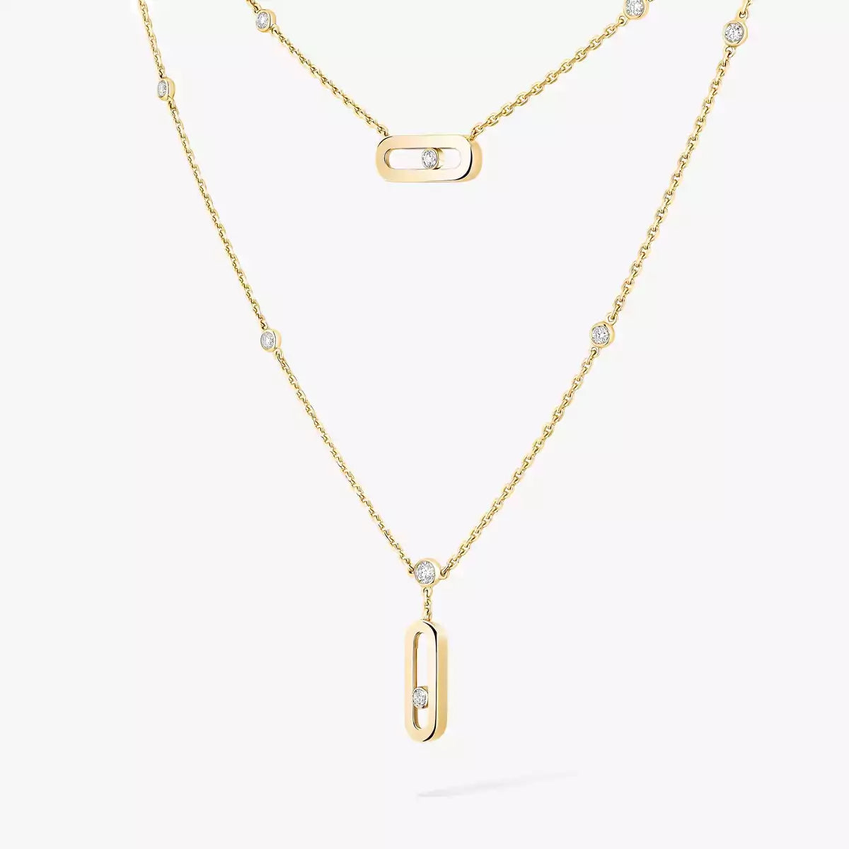 [⭐Hevara Jewelry] Move Uno Diamond Necklace