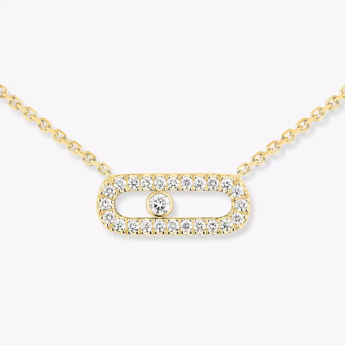 [⭐Hevara Jewelry]Diamond Necklace Move Uno