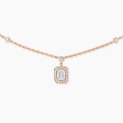 [⭐Hevara Jewelry]My Twin Diamond Necklace in Silver