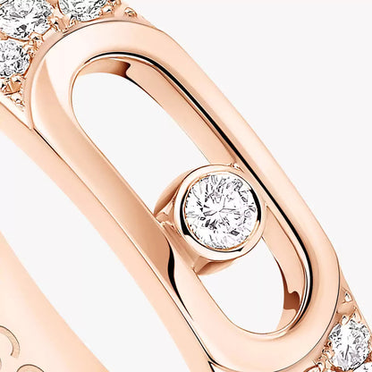 [⭐Hevara Jewelry]Move Joaillerie Pave_ Diamond Wedding Ring