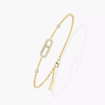 [⭐Hevara Jewelry]Move Uno Diamond Bracelet