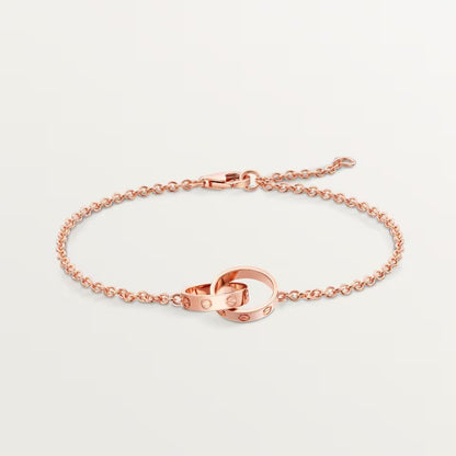 [⭐Hevara Jewelry]LOVE BRACELET DOUBLE RING