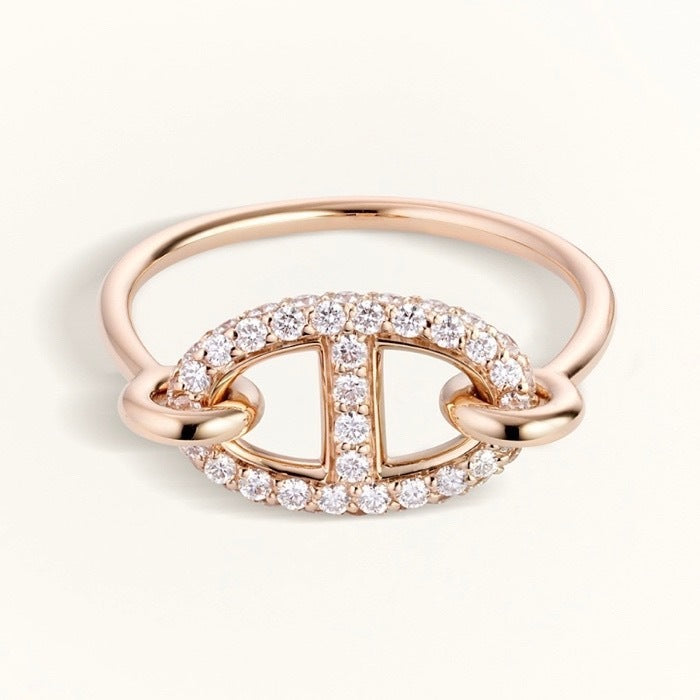[⭐Hevara Jewelry]RONDE SMALL DIAMOND RING