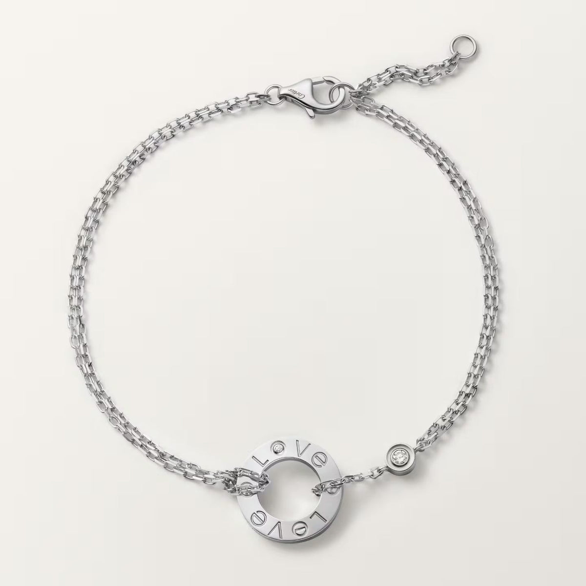[⭐Hevara Jewelry]LOVE BRACELET 2 DIAMOND