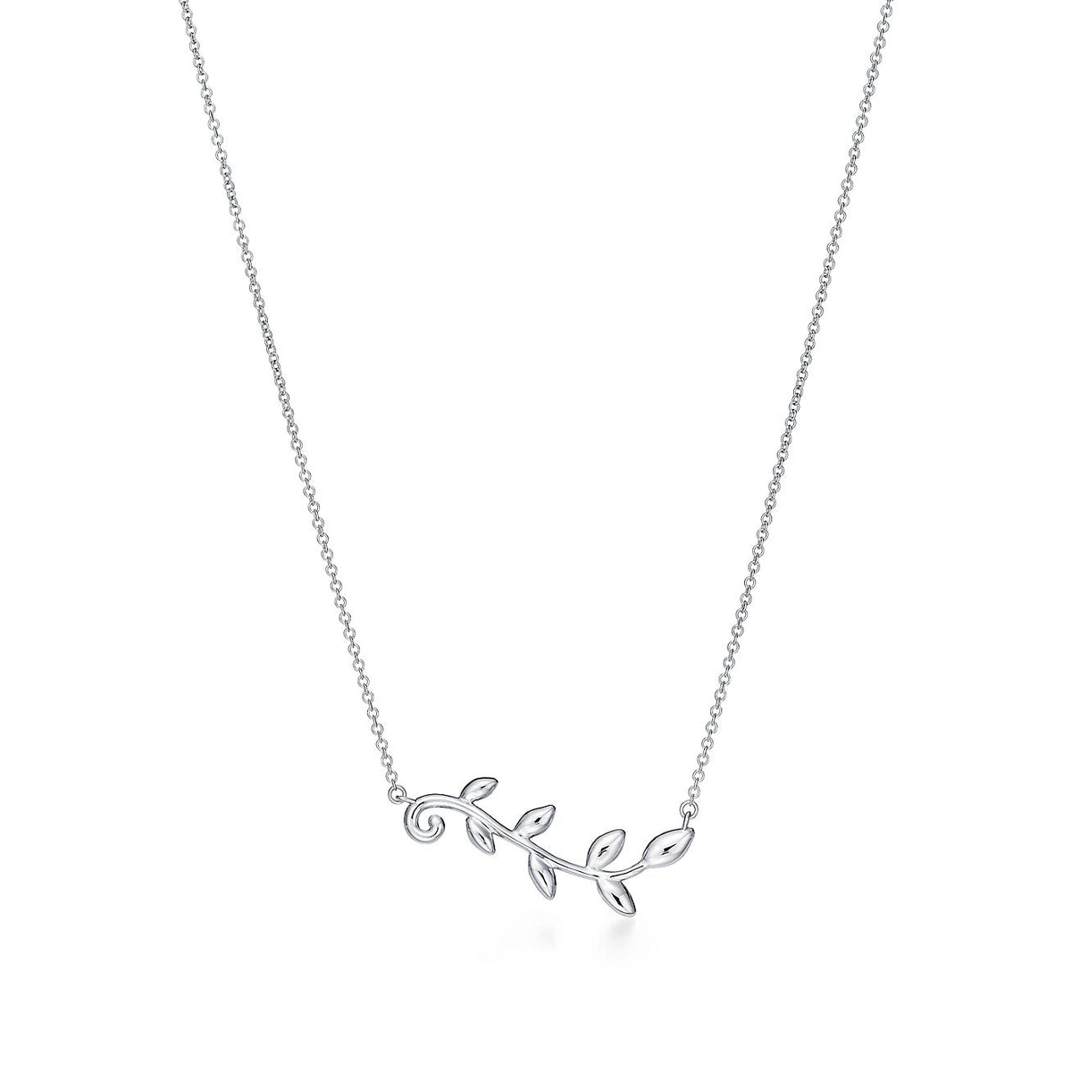 [Hevara Jewelry]PALOMA PICASSO STERLING SILVER OLIVE BRANCH NECKLACE