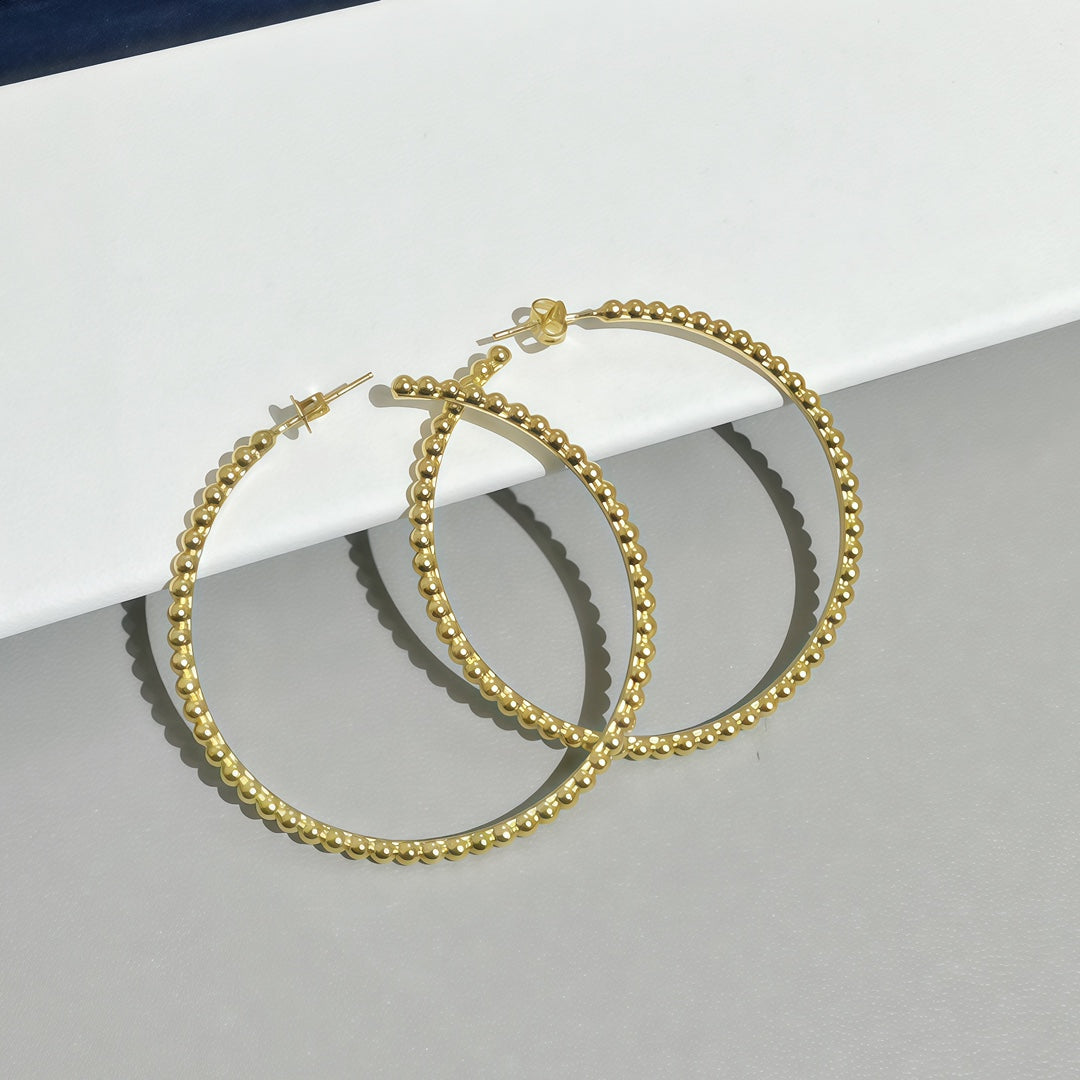 [⭐Hevara Jewelry] SMOOTH BEAD STUD EARRINGS