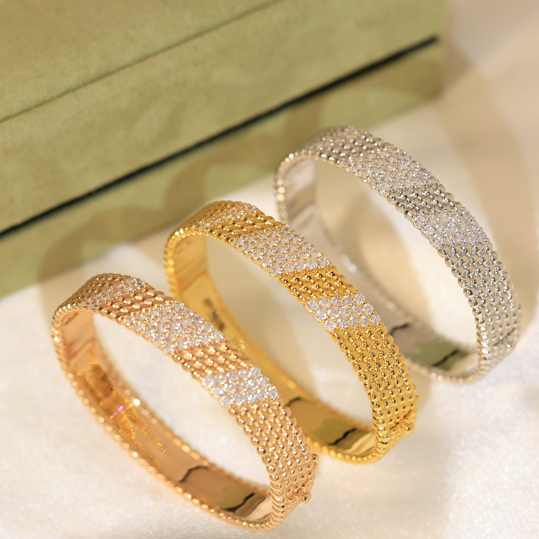[⭐Hevara Jewelry]  FIVE-ROW DIAMOND BRACELET