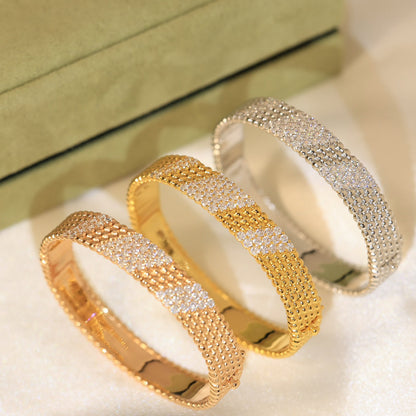 [⭐Hevara Jewelry]  FIVE-ROW DIAMOND BRACELET