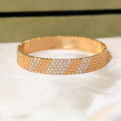 [⭐Hevara Jewelry]  FIVE-ROW DIAMOND BRACELET