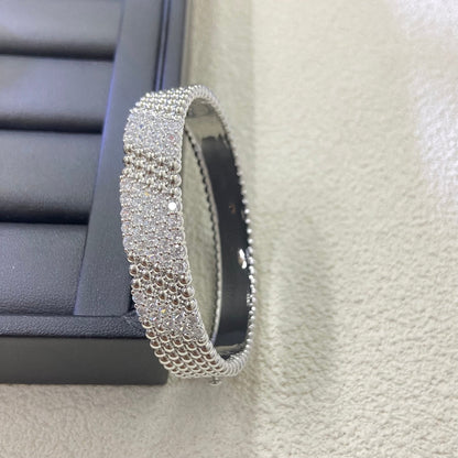 [⭐Hevara Jewelry]  FIVE-ROW DIAMOND BRACELET