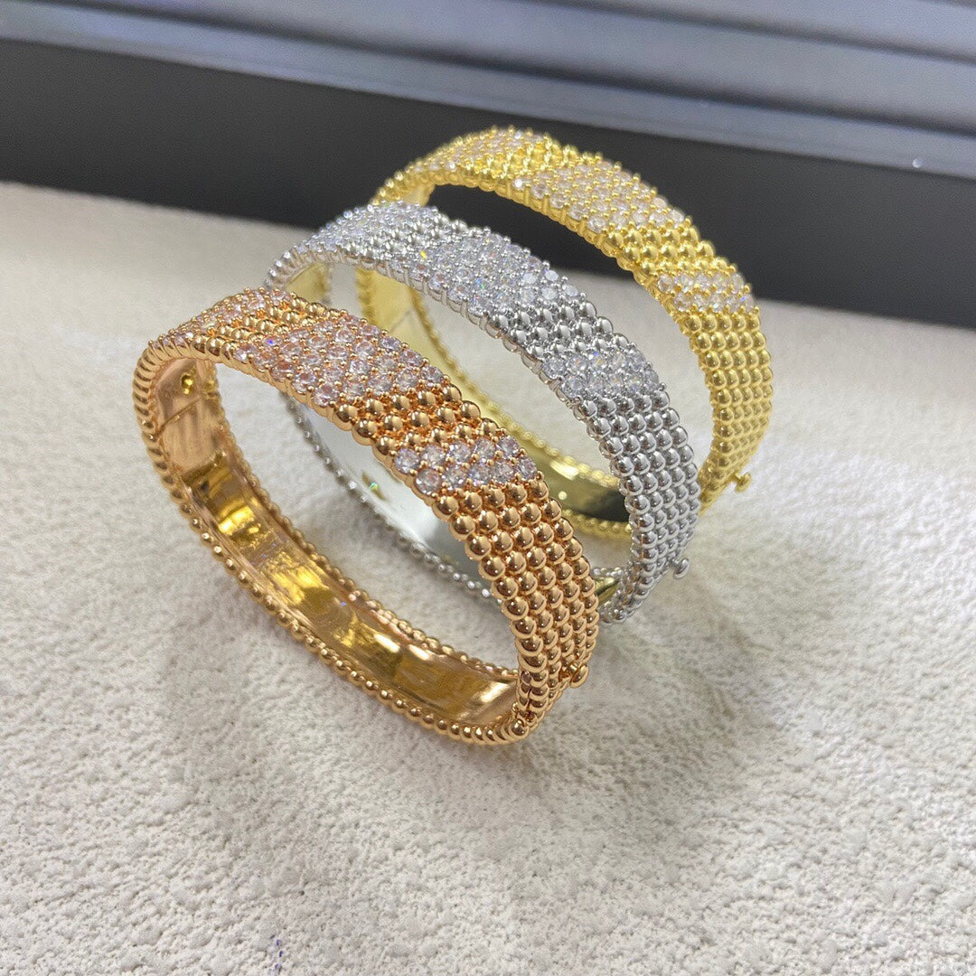 [⭐Hevara Jewelry]  FIVE-ROW DIAMOND BRACELET