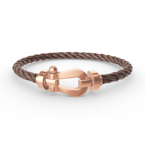 [⭐Hevara Jewelry]FORCE LARGE HORSESHOE NO DIAMOND BRACELET ROSE GOLD