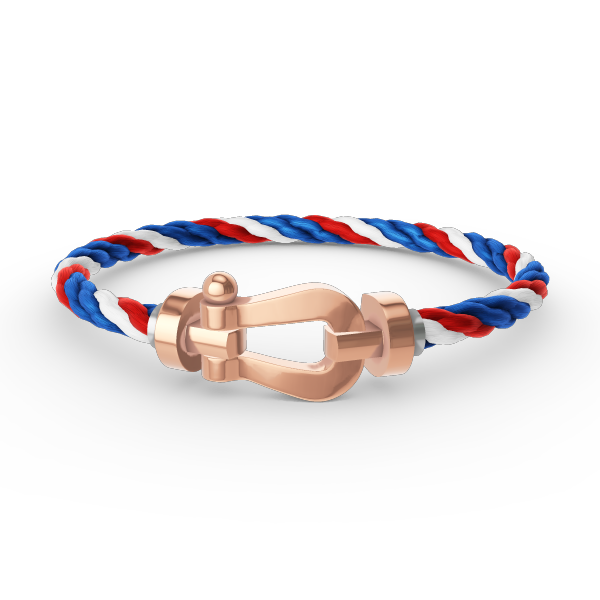 [⭐Hevara Jewelry]FORCE LARGE HORSESHOE NO DIAMOND BRACELET ROSE GOLD