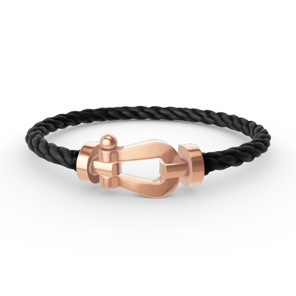 [⭐Hevara Jewelry]FORCE LARGE HORSESHOE NO DIAMOND BRACELET ROSE GOLD