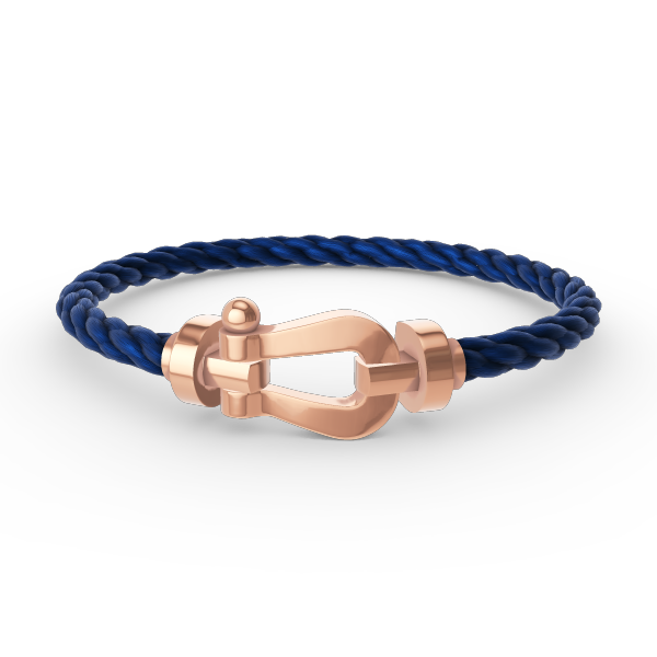 [⭐Hevara Jewelry]FORCE LARGE HORSESHOE NO DIAMOND BRACELET ROSE GOLD