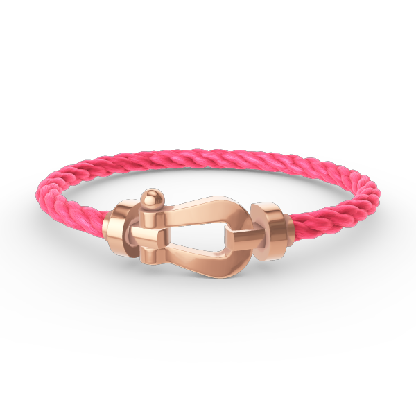[⭐Hevara Jewelry]FORCE LARGE HORSESHOE NO DIAMOND BRACELET ROSE GOLD