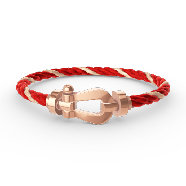 [⭐Hevara Jewelry]FORCE LARGE HORSESHOE NO DIAMOND BRACELET ROSE GOLD