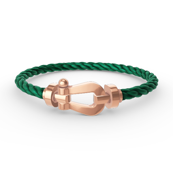 [⭐Hevara Jewelry]FORCE LARGE HORSESHOE NO DIAMOND BRACELET ROSE GOLD